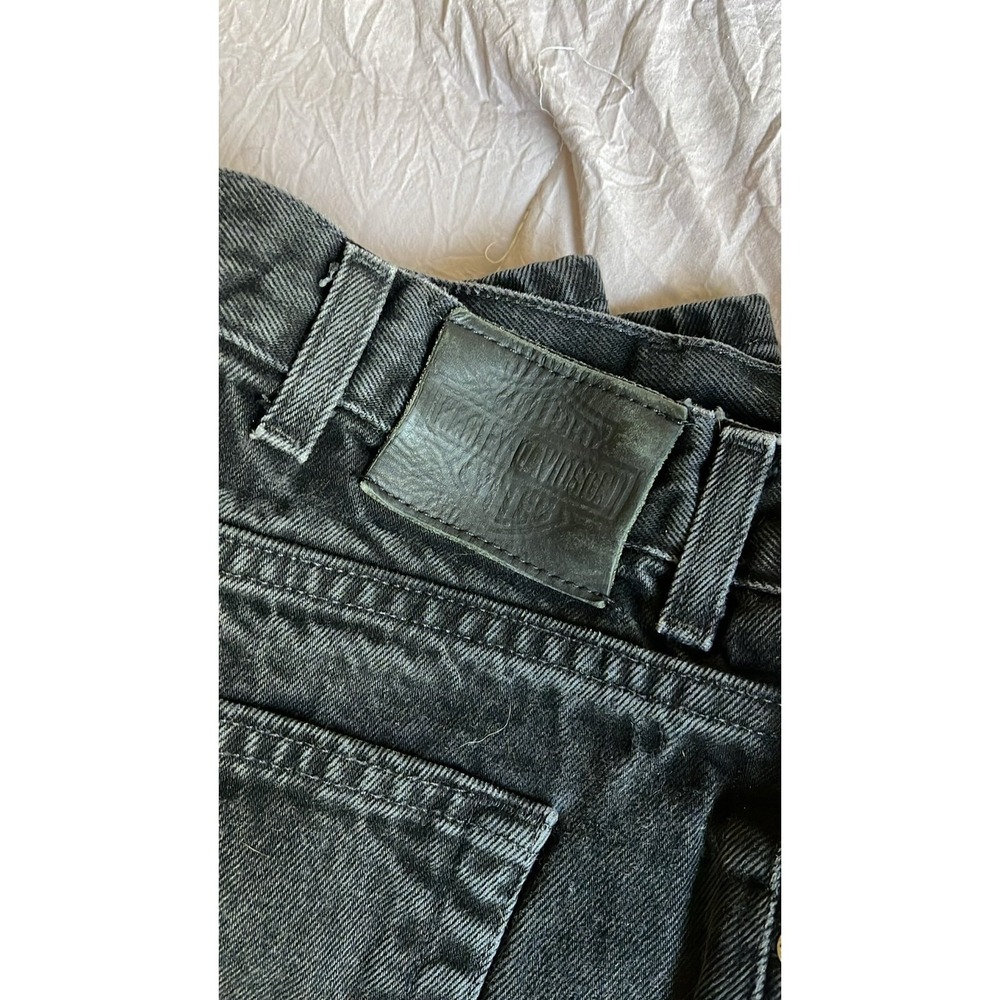 Harley-Davidson Mens Jeans 38x30 Black worn and washed once - Picture 3 of 6
